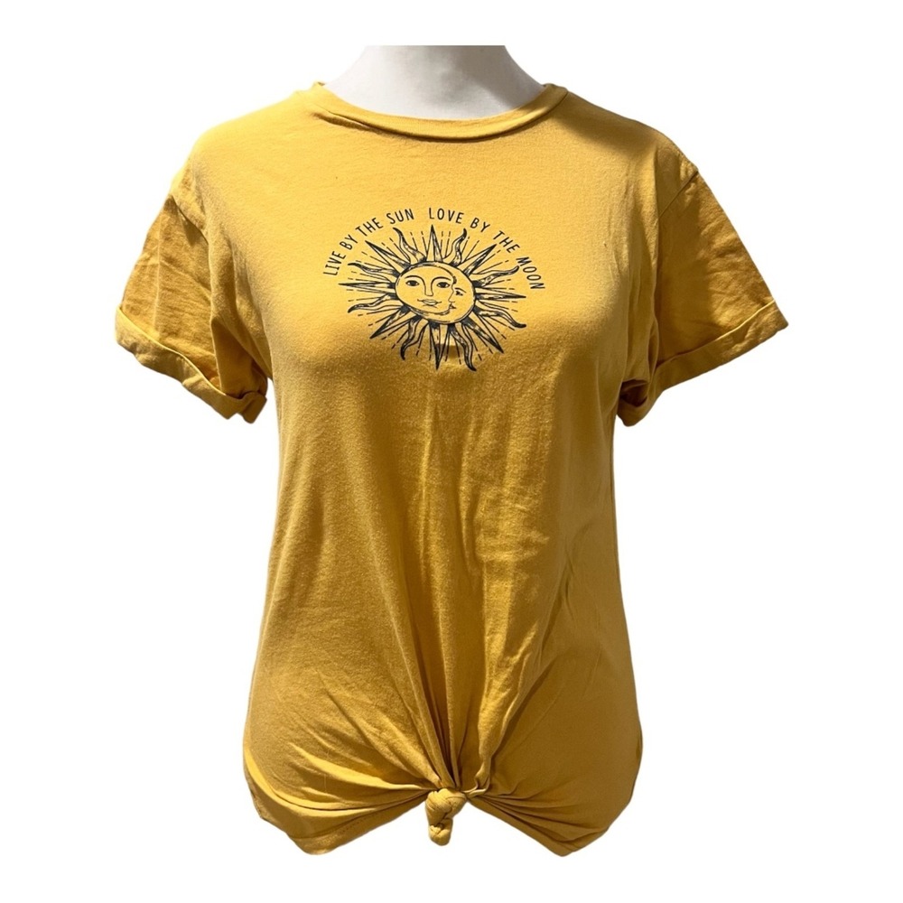 French‎ Pastry Sleeve Shirt Yellow Size XS